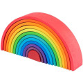 Wooden Rainbow Building Blocks