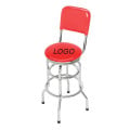 Swivel Bar Stool With Backrest