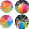 Inflatable water spray ball