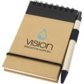 Zuse A7 recycled jotter notepad with pen