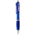 Nash ballpoint pen with coloured barrel and grip (black ink)