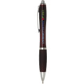 Nash ballpoint pen with coloured barrel and grip (black ink)