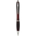 Nash ballpoint pen with coloured barrel and grip (black ink)