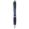 Nash ballpoint pen with coloured barrel and grip (black ink)