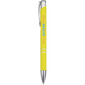 Moneta aluminium click ballpoint pen (blue ink)