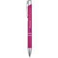 Moneta aluminium click ballpoint pen (blue ink)