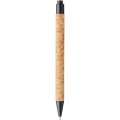 Midar cork and wheat straw ballpoint pen (black ink)