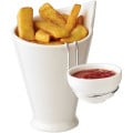 Chase fries and sauce holder