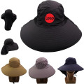 Outdoor Wide Brim Sun Hat With Neck Flap