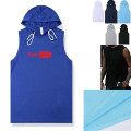 100% Polyester Comfortable Sleeveless Hooded Sweatshirt