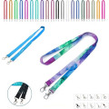 3/4" Dye Sublimation Double Ended Custom Color Lanyard