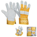 Split Leather Glove with Safety Cuffs MOQ 50 Pairs