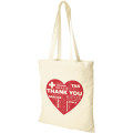 Madras 140 g/m² cotton tote bag 7L