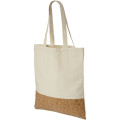 Cory 175 g/m² cotton and cork tote bag 7L