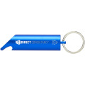 Flare RCS recycled aluminium IPX LED light and bottle opener with keychain