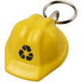 Kolt hard hat-shaped recycled keychain