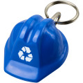 Kolt hard hat-shaped recycled keychain