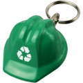 Kolt hard hat-shaped recycled keychain