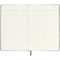 Moleskine hard cover 12 month L weekly planner vertical