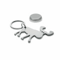 BOTTLE POPPER Recycled aluminium key ring