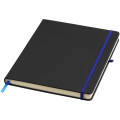 Noir large notebook with lined pages