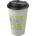 Americano® Eco 350 ml recycled tumbler with spill-proof lid