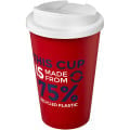 Americano® Eco 350 ml recycled tumbler with spill-proof lid