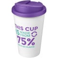 Americano® Eco 350 ml recycled tumbler with spill-proof lid