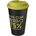 Americano® Eco 350 ml recycled tumbler with spill-proof lid