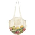 Pune 100 g/m² GOTS organic mesh cotton tote bag 6L