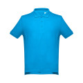 THC ADAM. Men's short-sleeved cotton polo shirt