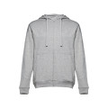 THC AMSTERDAM. Men's hoodie in cotton and polyester with full zip