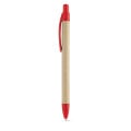 REMI. Kraft paper ball pen with clip