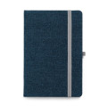 DENIM. A5 notebook in denim fabric with lined pages