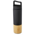 Torne 540 ml copper vacuum insulated stainless steel bottle with bamboo outer wall