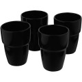 Staki 4-piece 280 ml stackable mug gift set