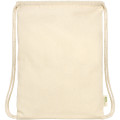 Orissa 140 g/m² GOTS organic cotton drawstring bag 5L