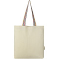 Rainbow 180 g/m² recycled cotton tote bag 5L