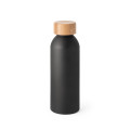 QUETA. Aluminium bottle with bamboo lid 550 mL