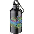 Oregon 400 ml aluminium water bottle with carabiner