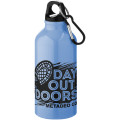 Oregon 400 ml aluminium water bottle with carabiner