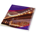 Desk-Mate® A5 spiral notebook with printed back cover