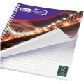 Desk-Mate® A4 spiral notebook with printed back cover