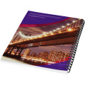 Desk-Mate® A4 spiral notebook with printed back cover