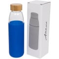 Kai 540 ml glass water bottle with wood lid