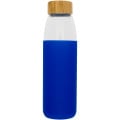 Kai 540 ml glass water bottle with wood lid