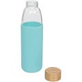 Kai 540 ml glass water bottle with wood lid