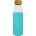 Kai 540 ml glass water bottle with wood lid