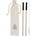 Lena reusable stainless straw set