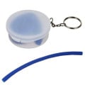 Silicone Straw in Case Keychain